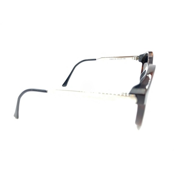 Thierry Lasry Fancy 38 Tortoise Brown Round Sunglasses Frames 51-21 140 France - Picture 4 of 12